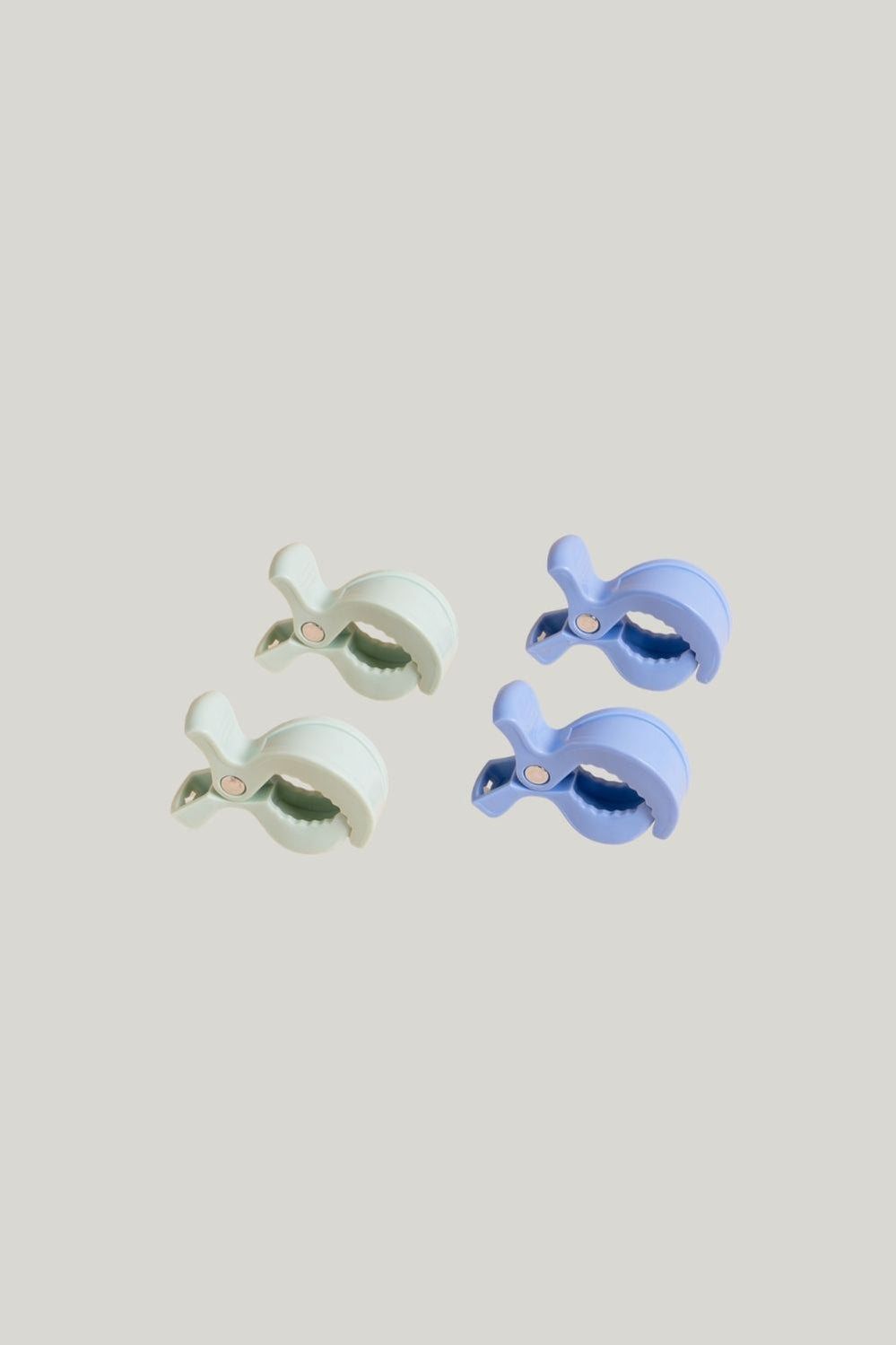 Really Handy Pram And Car Clips 4-pack - Seafoam/periwinkle - Periwinkle - image 2