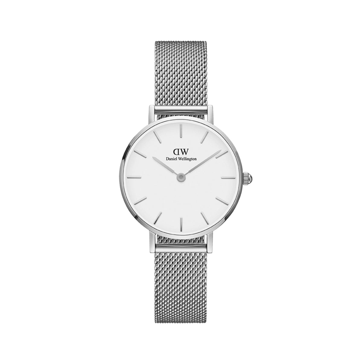 Petite 28 Sterling Silver & White Watch - Silver - image 1