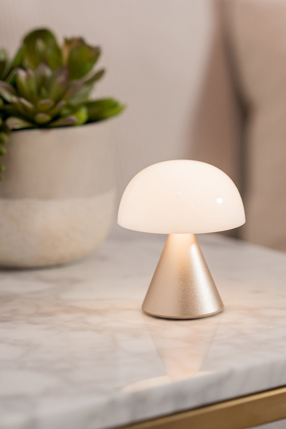 Mina Mini Led Lamp - Gold - Gold - image 3
