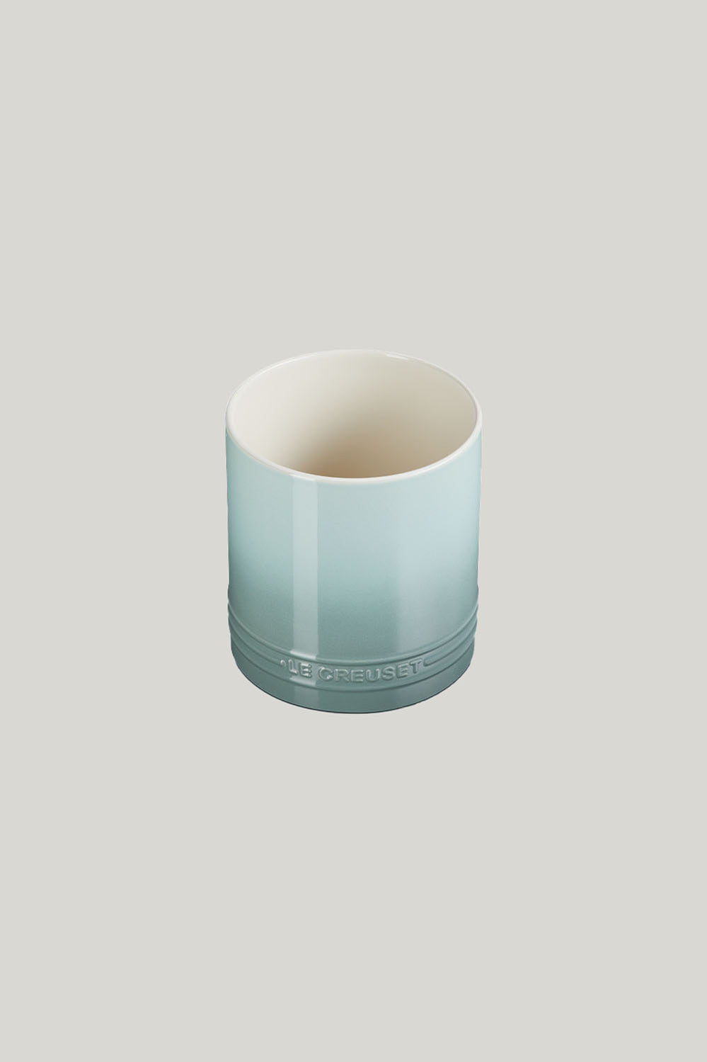 Stoneware Signature Utensil Jar 1.1l - Sea Salt - image 1