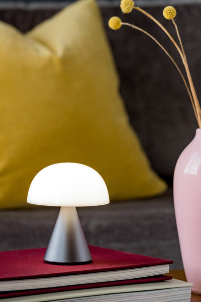 Mina M Medium Portable Led Lamp - Gunmetal - Gunmetal - image 3