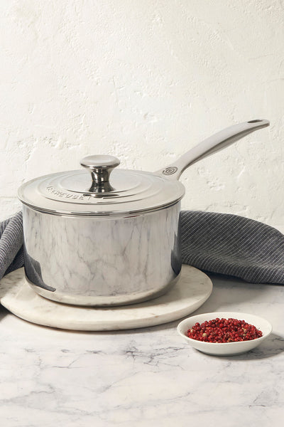 Signature Stainless Steel 3ply Saucepan With Lid 18cm - Stainless Steel - image 4