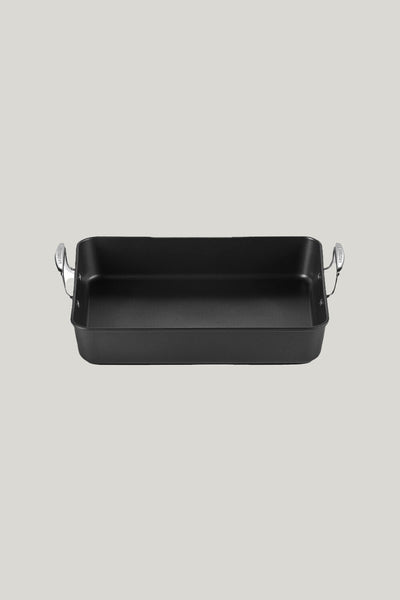 Toughened Non Stick Rectangular Roaster 35cm - NO COLOUR - image 1