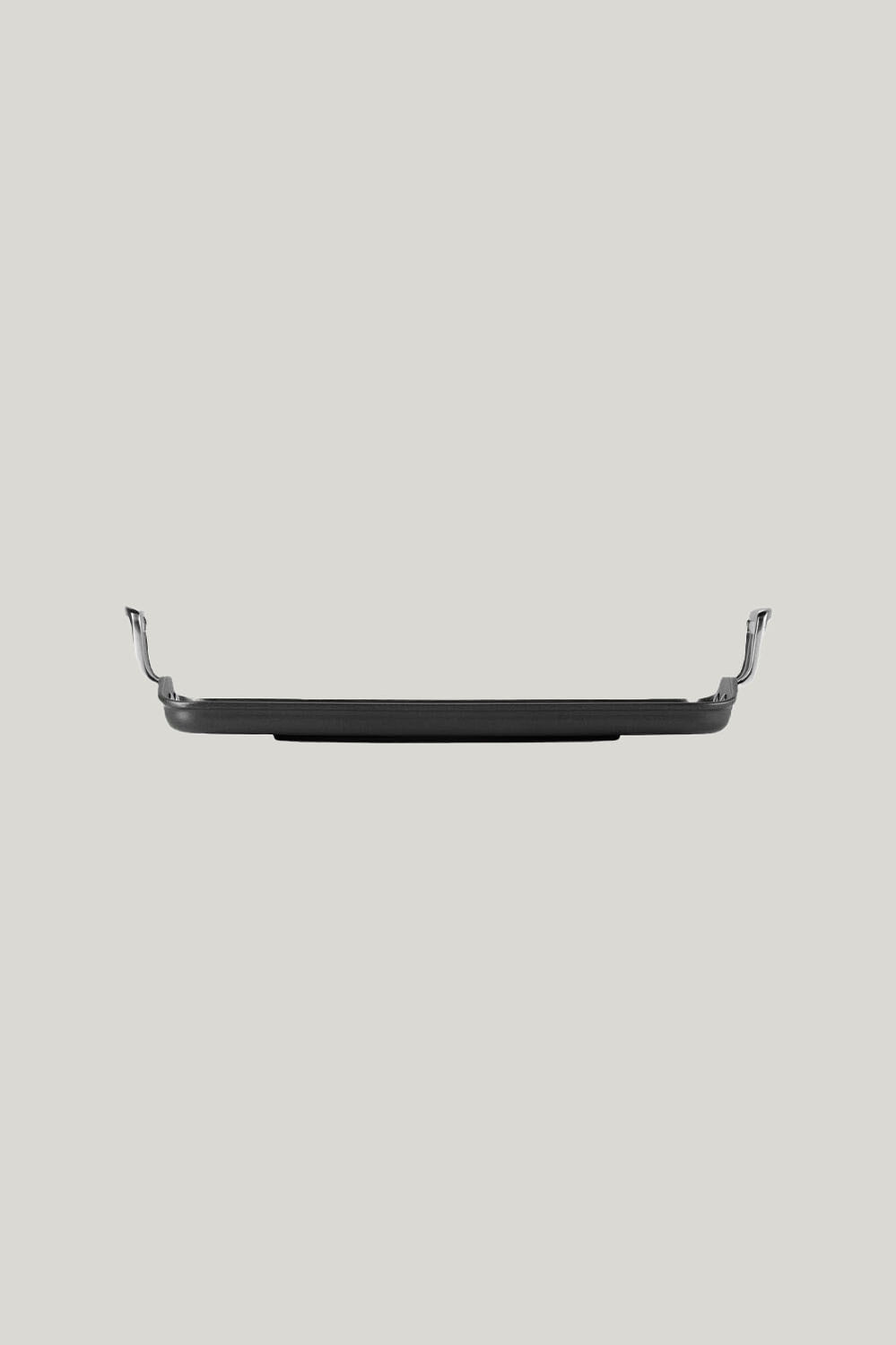 Toughened Non Stick Rectangular Grill 34cm - NO COLOUR - image 4