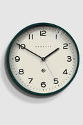 Newgate Number Three Echo Wall Clock Matt Eden Green - Eden Green - image 1