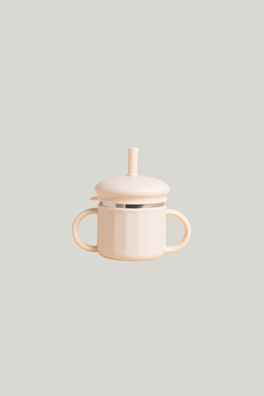 Fun Firsts Stainless Steel Cup With Silicone Sleeve - Ivory - image 1