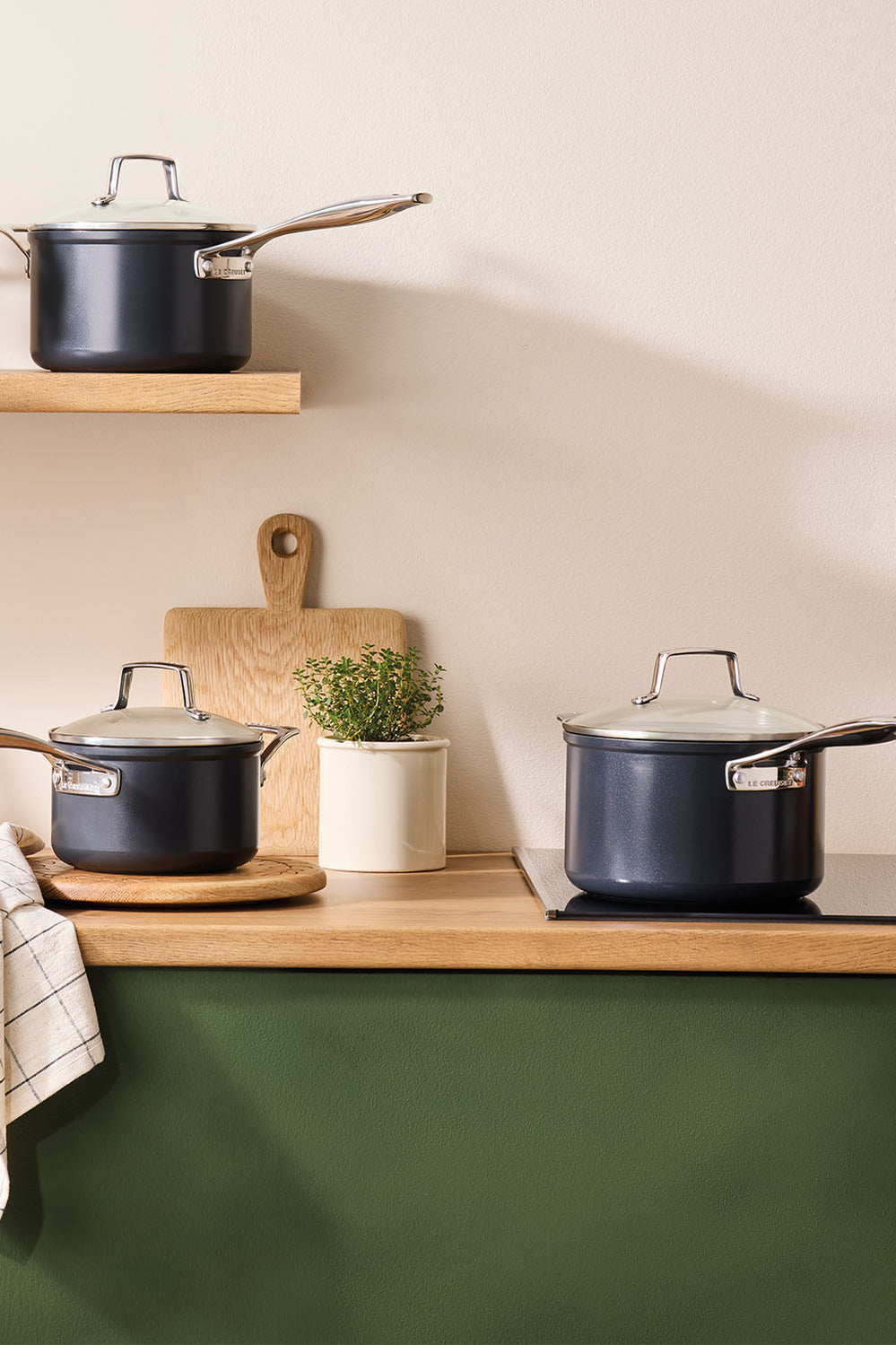 Non Stick Ceramic Saucepan With Lid 16cm - NO COLOUR - image 4