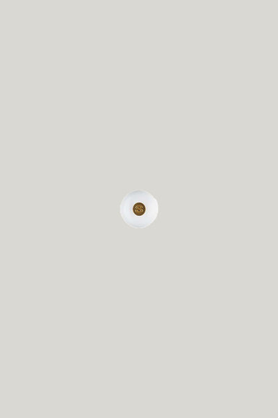 Salt Mill 21cm with Gold Knob - White - image 3