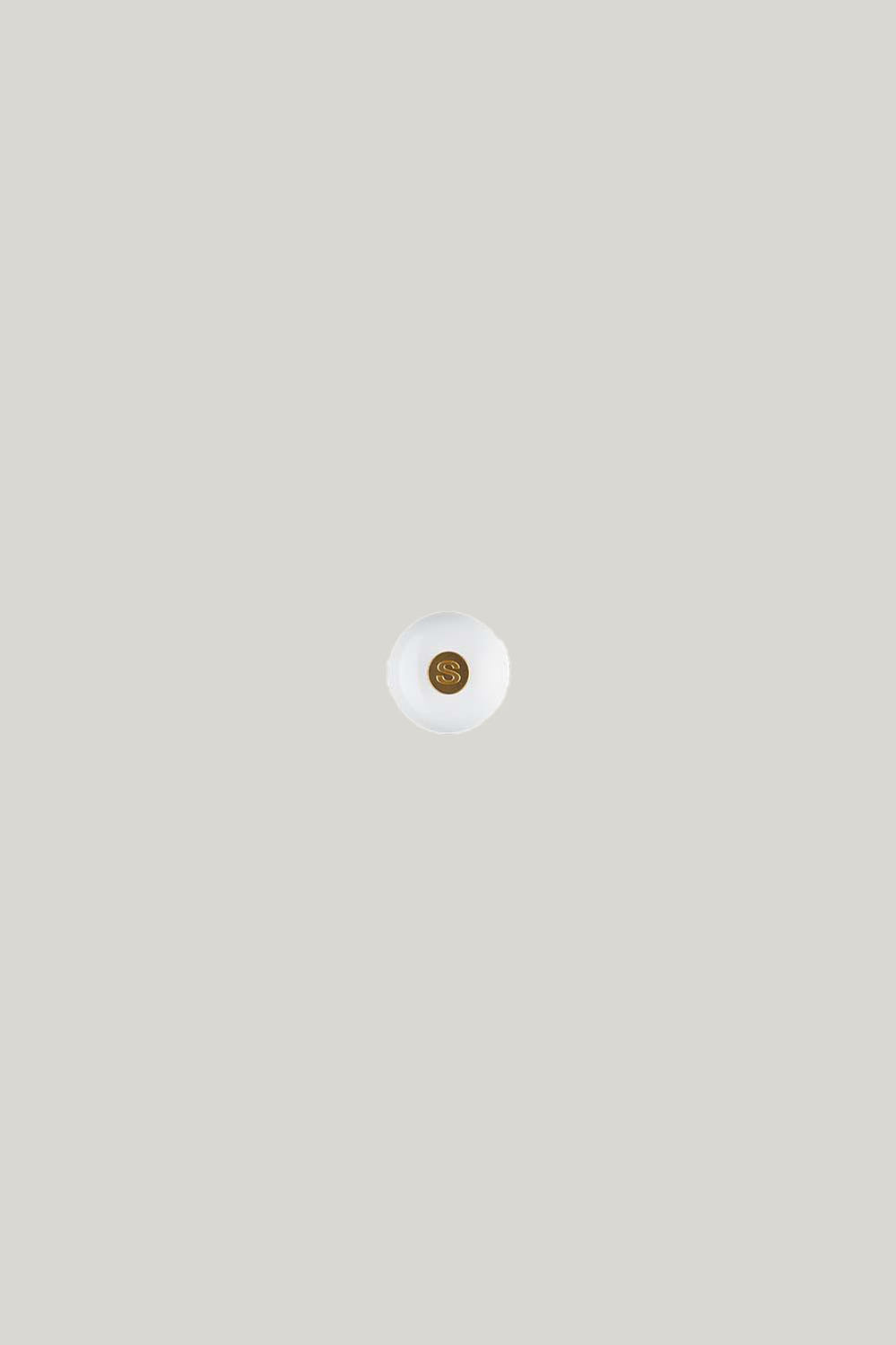 Salt Mill 21cm with Gold Knob - White - image 3