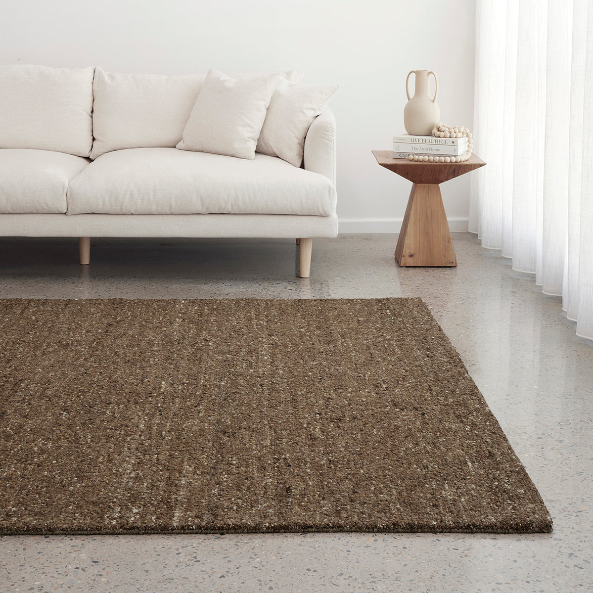 Embrace Brown Rug 330x240cm - Chocolate - image 1