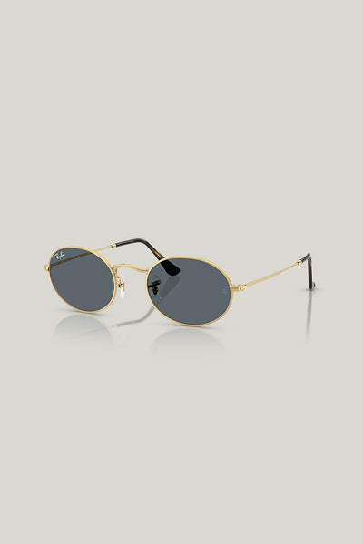 OVAL FLAT LENSES - Gold - image 1