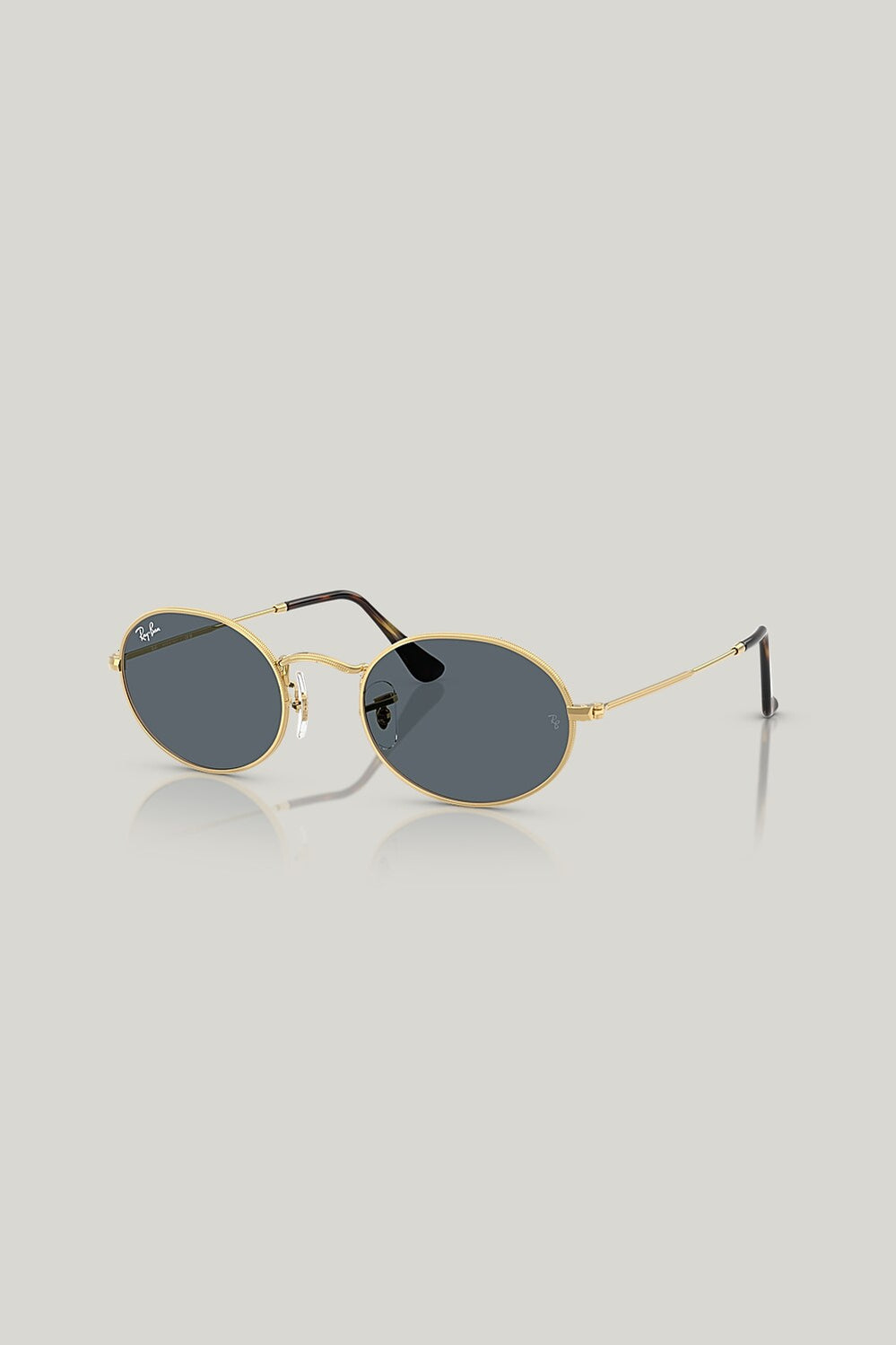 OVAL FLAT LENSES - Gold - image 1