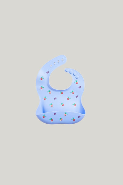 Catch-it Silicone Bib - Periwinkle - image 1