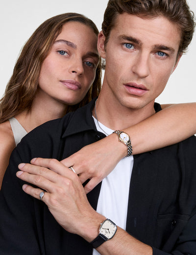 Ophelia Mini Two Tone Gold Watch - Mixed Metal - image 3