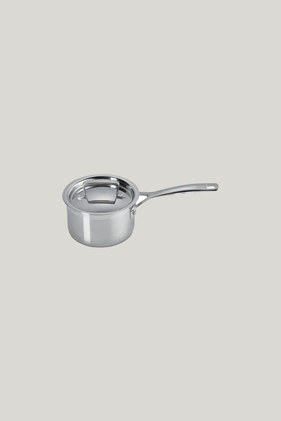 3ply Stainless Steel Saucepan With Lid 14cm - Stainless Steel - image 1