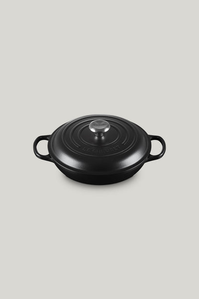 Signature Cast Iron Shallow Casserole 26cm - Matte Black - image 1