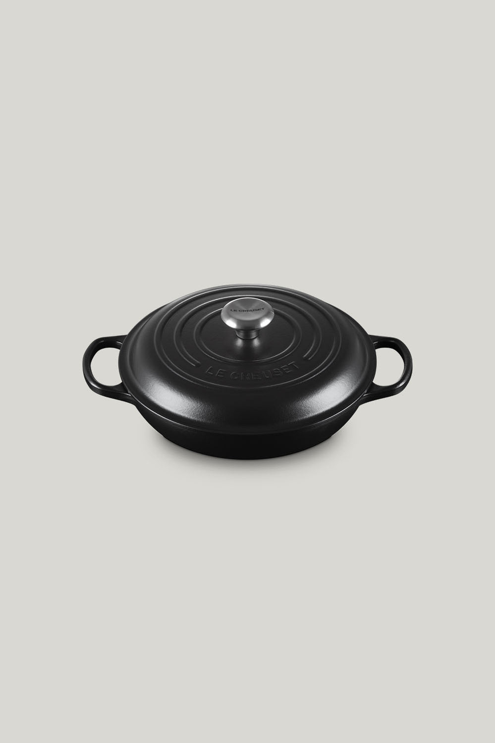 Signature Cast Iron Shallow Casserole 26cm - Matte Black - image 1