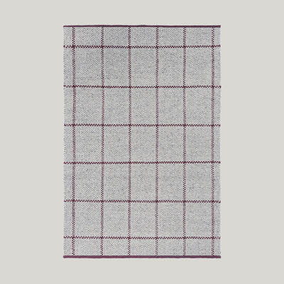 Craft Matter Check Ash Rug 200x140cm - Ash - image 1
