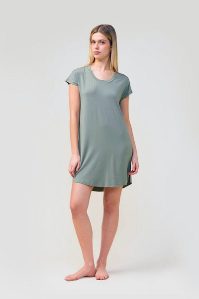 Ashley Bamboo Sleep Tee - Olive - image 1