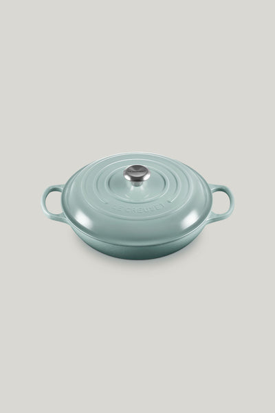 Signature Cast Iron Shallow Casserole 30cm - Sea Salt - image 1