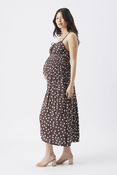 Juliette Spot Dress - Brown - image 3