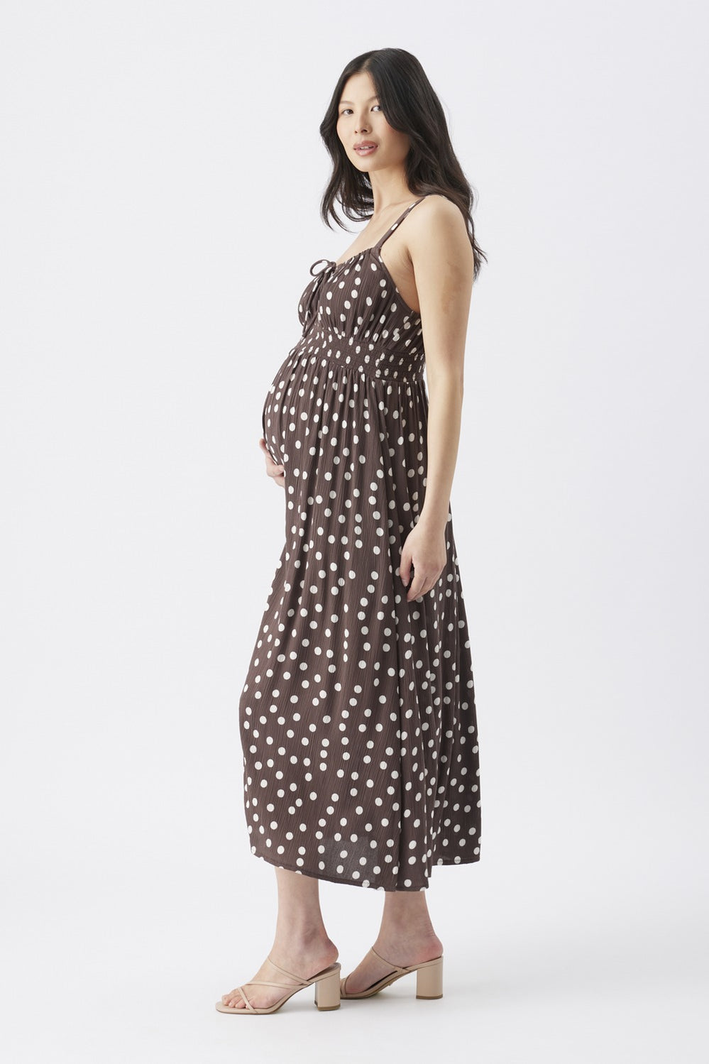 Juliette Spot Dress - Brown - image 3