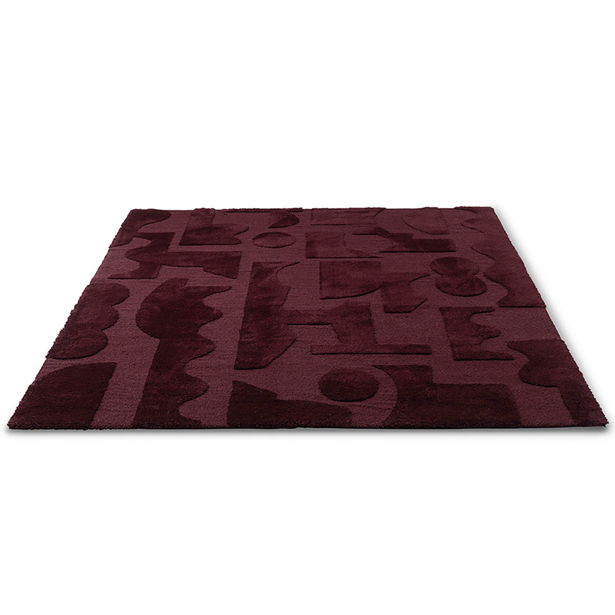 Twinset Mural Burgundy Rug 200x140cm - Burgundy - image 2