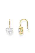 Solitaire Earrings In Gold - Gold - image 1