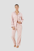 Isabella Brushed Cotton Pj Set - Pink - image 1
