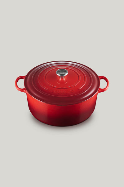 Signature Cast Iron Round Casserole 34cm - Cerise - image 1