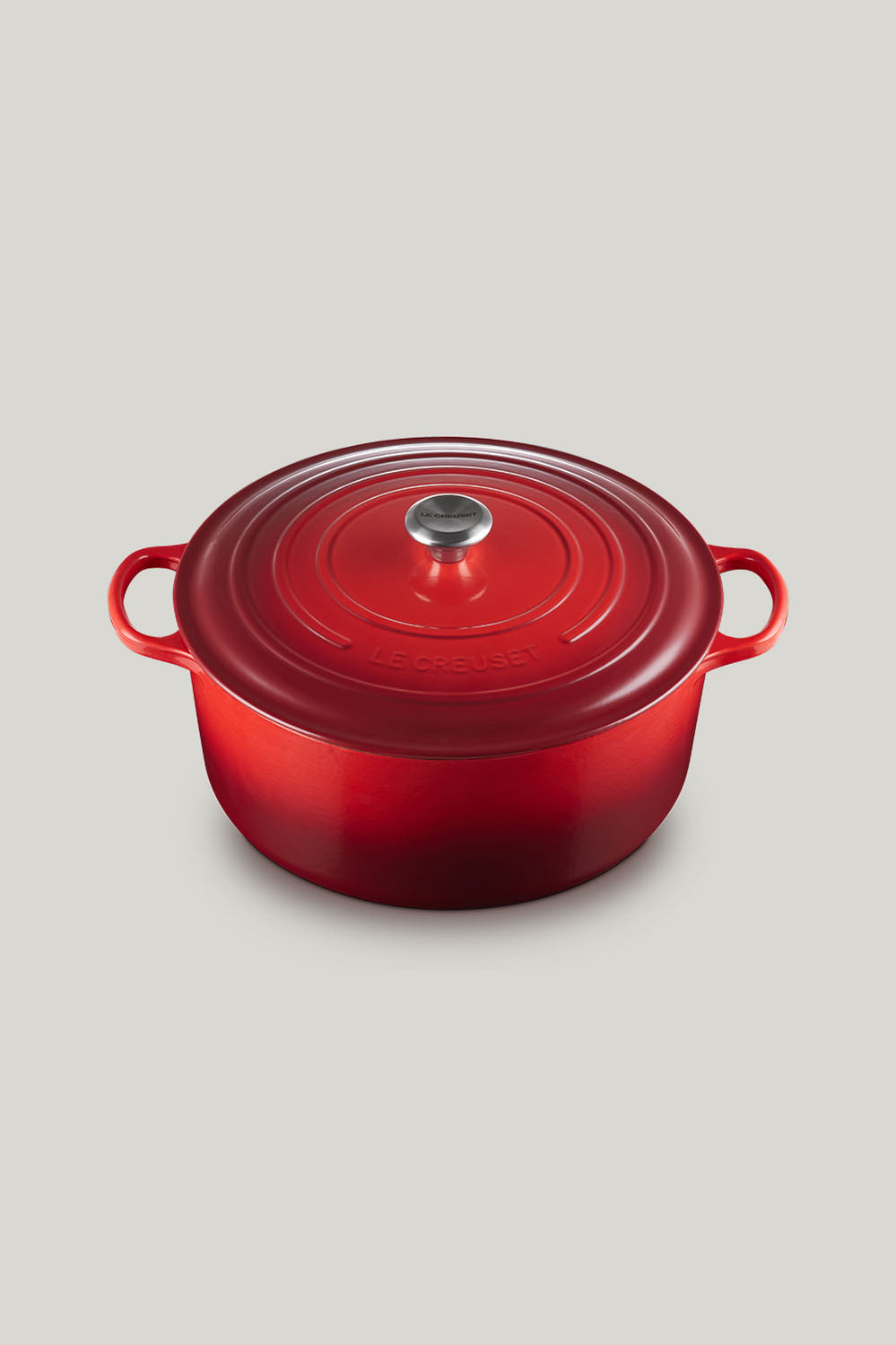 Signature Cast Iron Round Casserole 34cm - Cerise - image 1