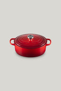 Signature Cast Iron Oval Casserole 29cm - Cerise - image 1