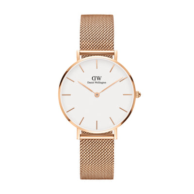 Petite 32 Melrose Rose Gold & White Watch - Rose Gold - image 1