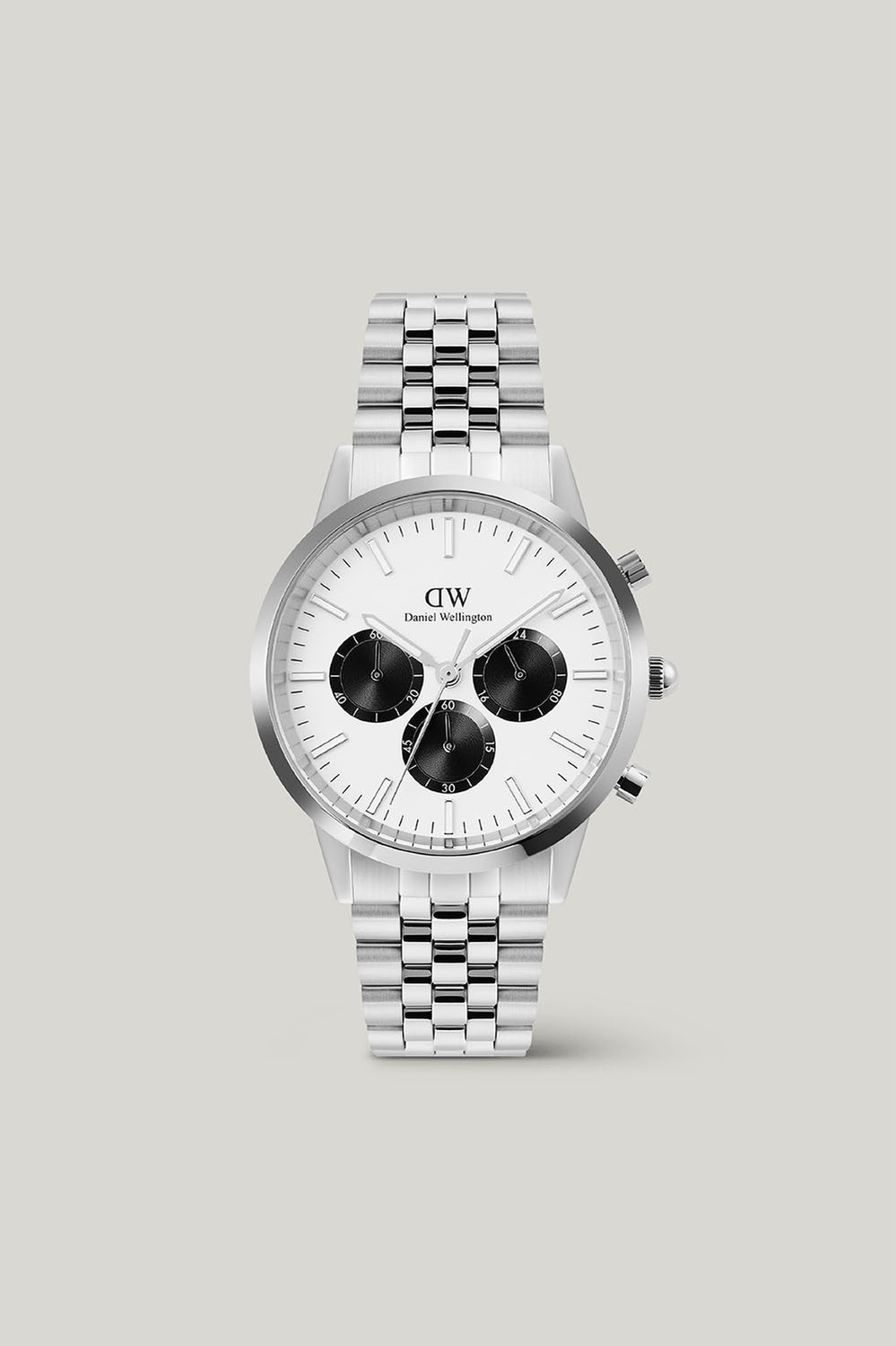 Iconic Chronograph Arch 5-link Off- White Panda Silver - Silver - image 1