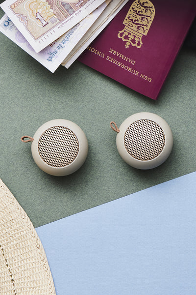 Ago Mini Bluetooth Speaker - Ivory Sand - Beige - image 4