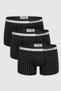 3-pack Bamboo Trunks - Cosmos - Black - image 1