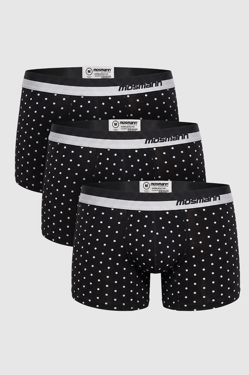3-pack Bamboo Trunks - Cosmos - Black - image 1