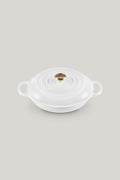 Signature Cast Iron Shallow Casserole 30cm - White - image 1