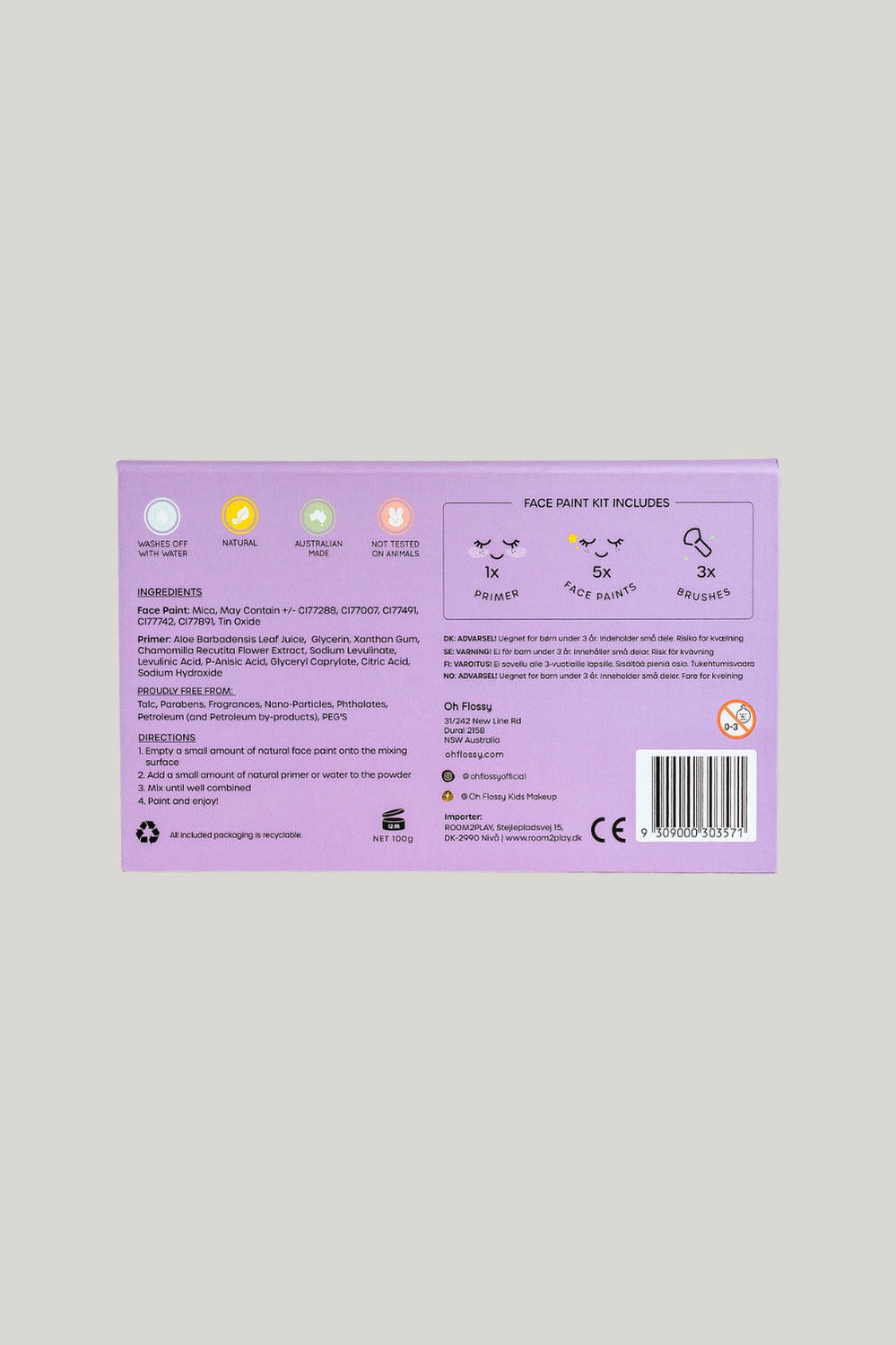 Magic Garden Face Paint Set - Deep Purple - image 4