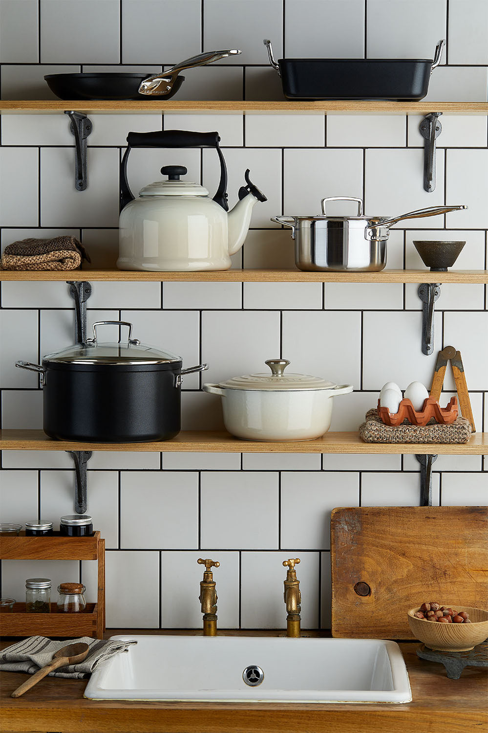 Signature Cast Iron Round Casserole 20cm - Meringue - image 3
