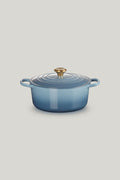 Signature Cast Iron Round Casserole 26cm - Chambray - image 1