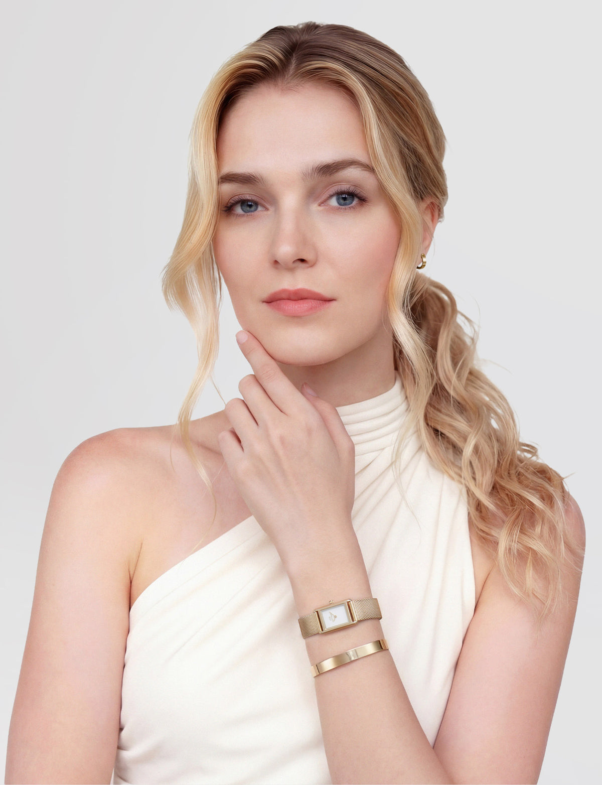 Bound Mini Evergold Mesh Gold Watch - Gold - image 2