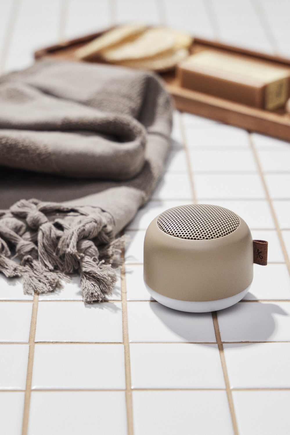 Alight Bluetooth Speaker - Ivory Sand - Beige - image 4