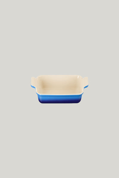 Stoneware Heritage Rectangular Dish 19cm - Azure Blue - image 1