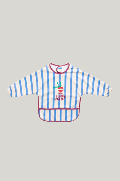 All-covered Smock Bib - Super Rad Blue - Blue - image 1