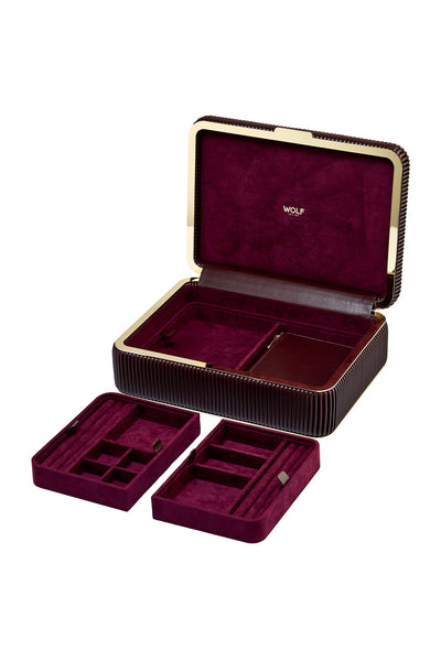 Bella Medium Jewellery Box Bordeaux - Burgundy - image 4