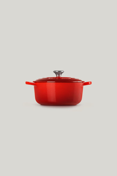 Signature Cast Iron Round Casserole 20cm - Cerise - image 2
