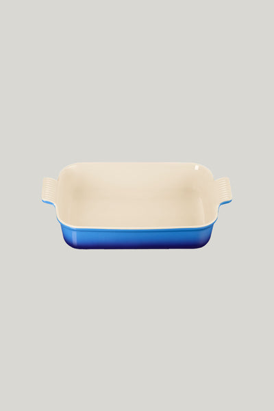 Stoneware Heritage Rectangular Dish 32cm - Azure Blue - image 1