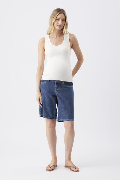 Jorden Denim Shorts - Dark Wash - image 1