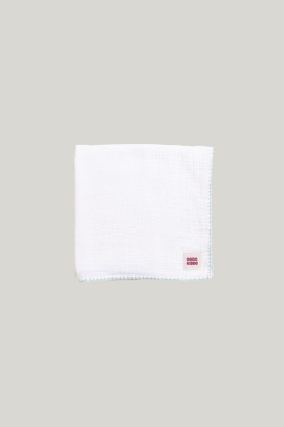 Light And Breathable Muslin Swaddle Wrap - Ivory/sage - Ivory - image 1